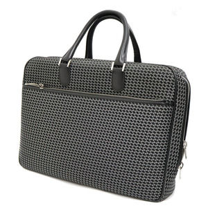 Valextra K VAL Briefcase Black White